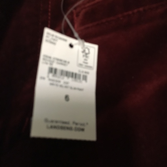 Lands End velvet jeans - Picture 2 of 4